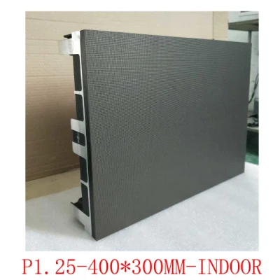 Display a LED per interni P1.25 400mm * 300mm Schermo pubblicitario da parete per armadio HD TV P2 P2.5 P3 P1.923